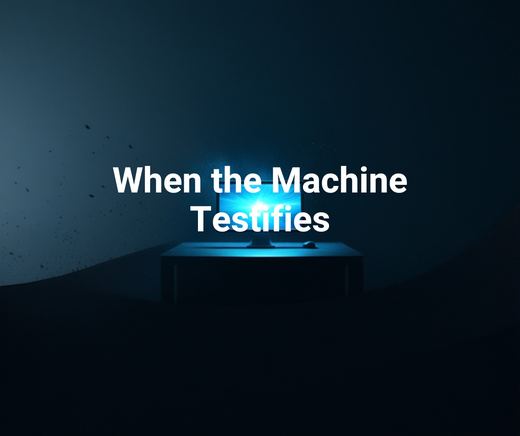 AI Thrillers: When the Machine Is the Witness